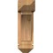 Ekena Millwork Thorton Arts and Crafts Smooth Bracket w/ Offset Brace, Western Red Cedar, 5 1/2"W x 14"D x 18"H BKT0604X14X18THR03SWR - alternate 4